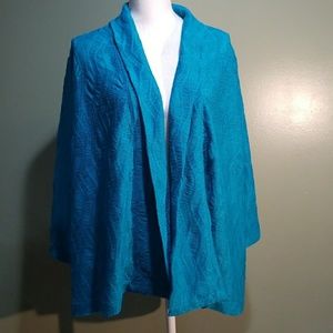 JM Collection Open Jacket Size XL